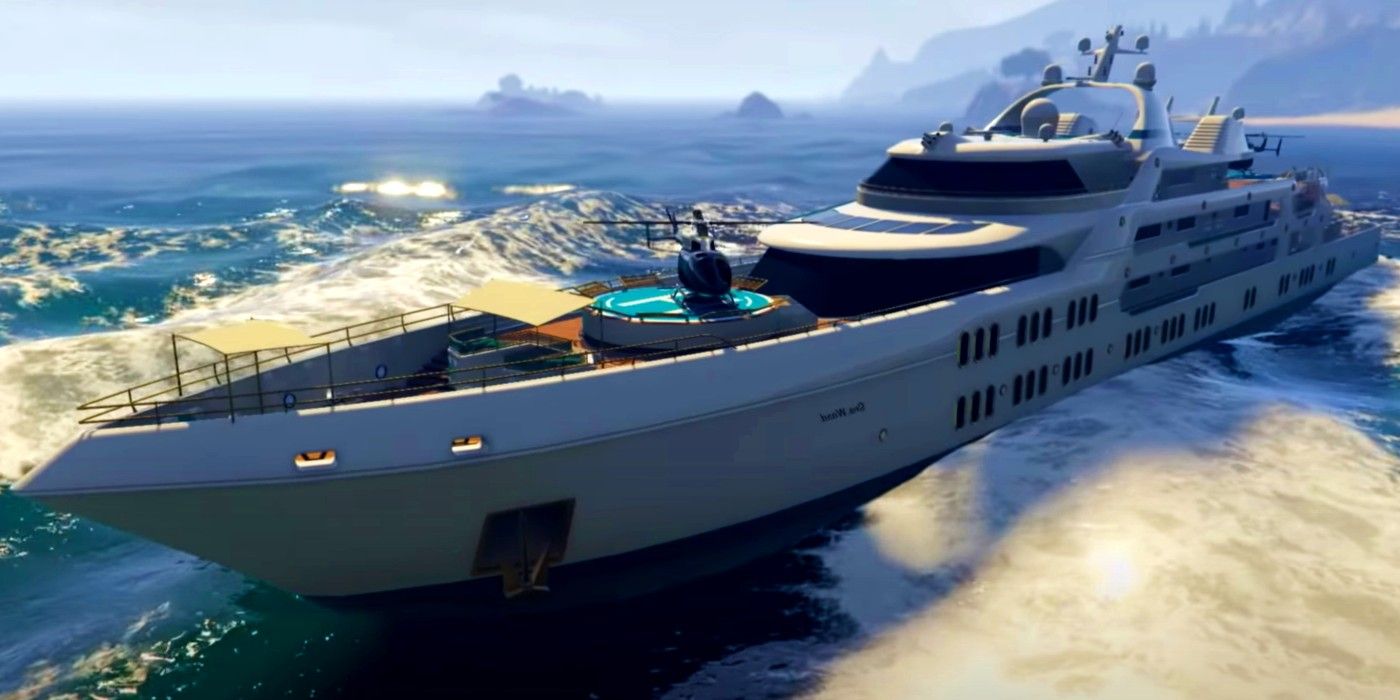 GTA large yacht on the water.