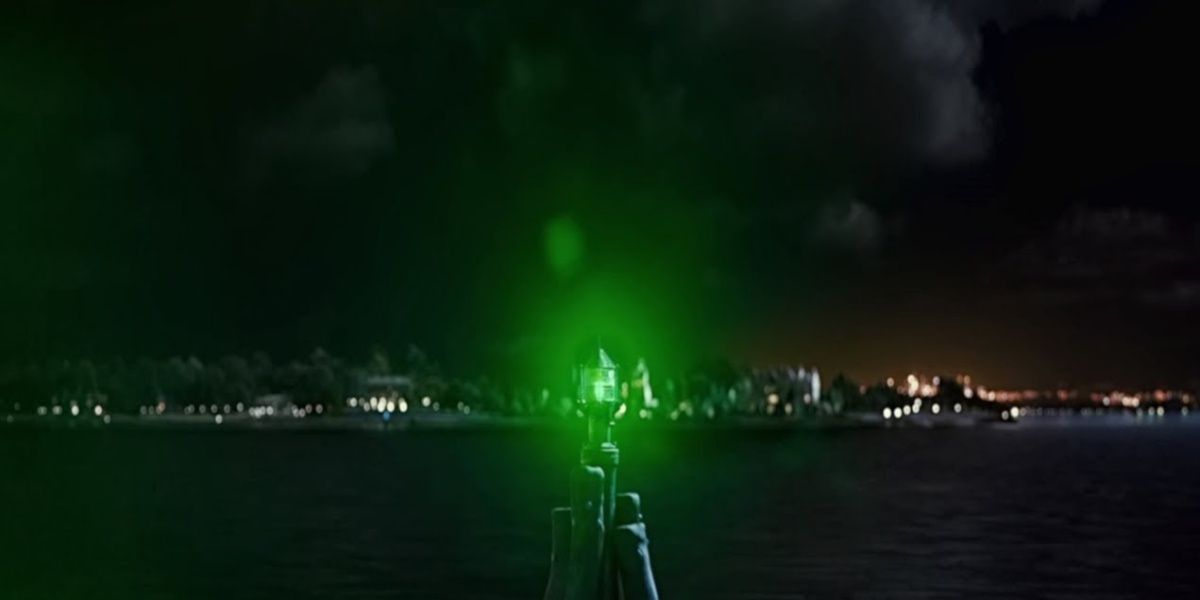 The green light in The Great Gatsby