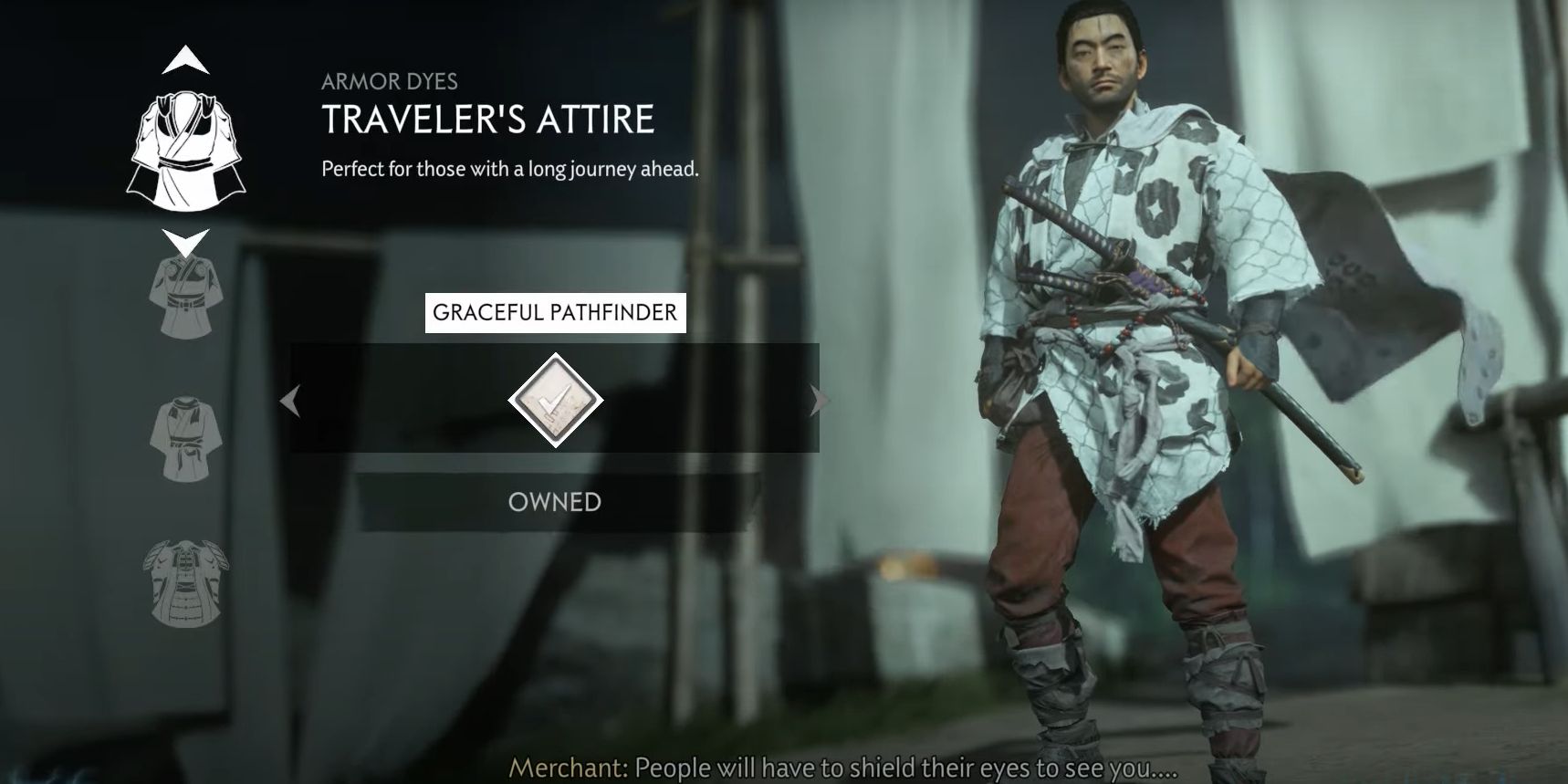 Ghost of Tsushima: Where to Find the Black & White Dye Merchant