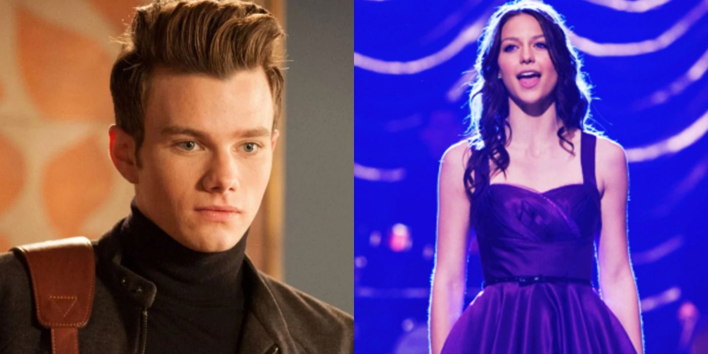A split image depicts Kurt and Marley in Glee