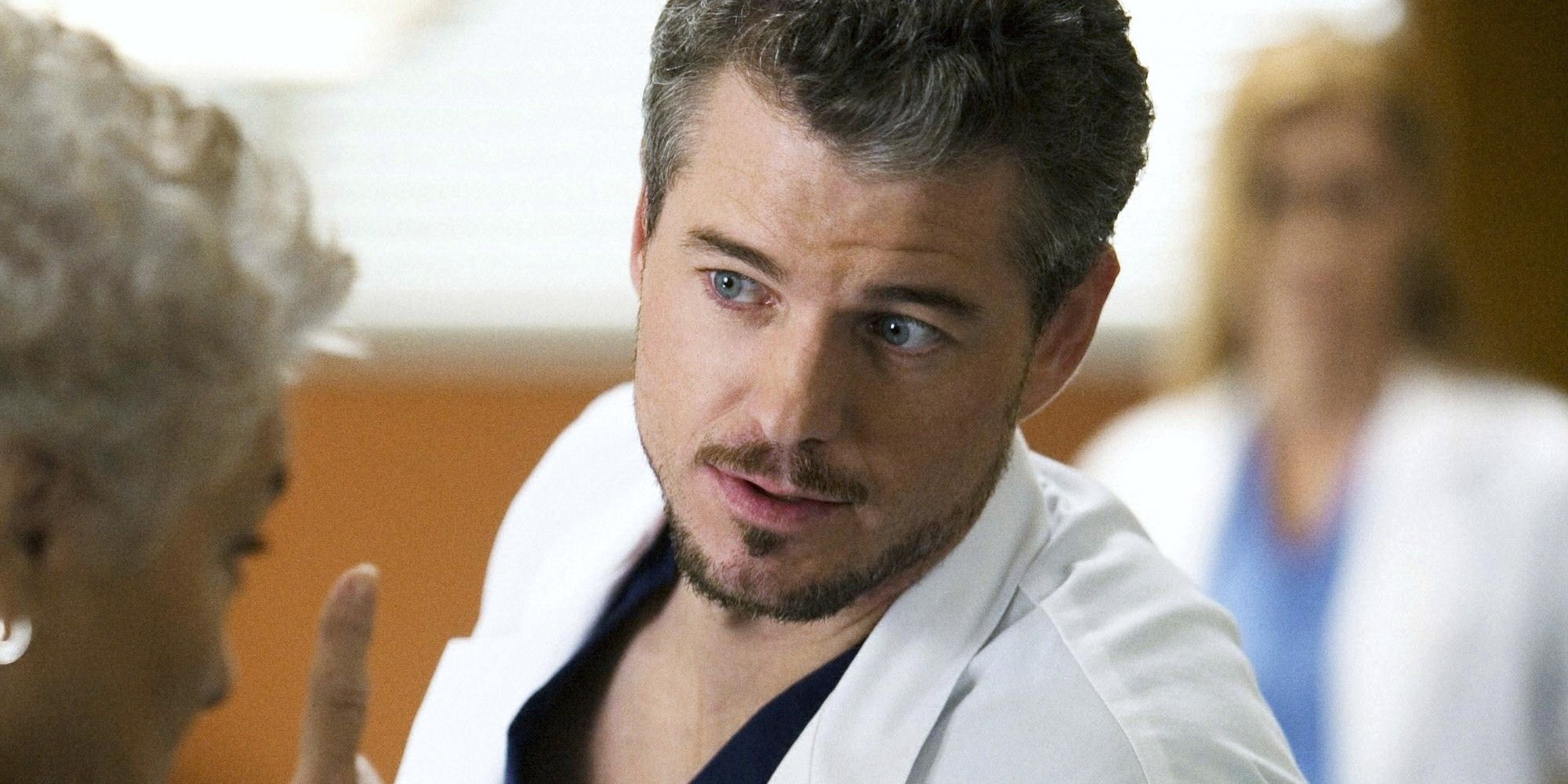 Mark Sloan conversando com Carolyn Shepherd em Grey's Anatomy