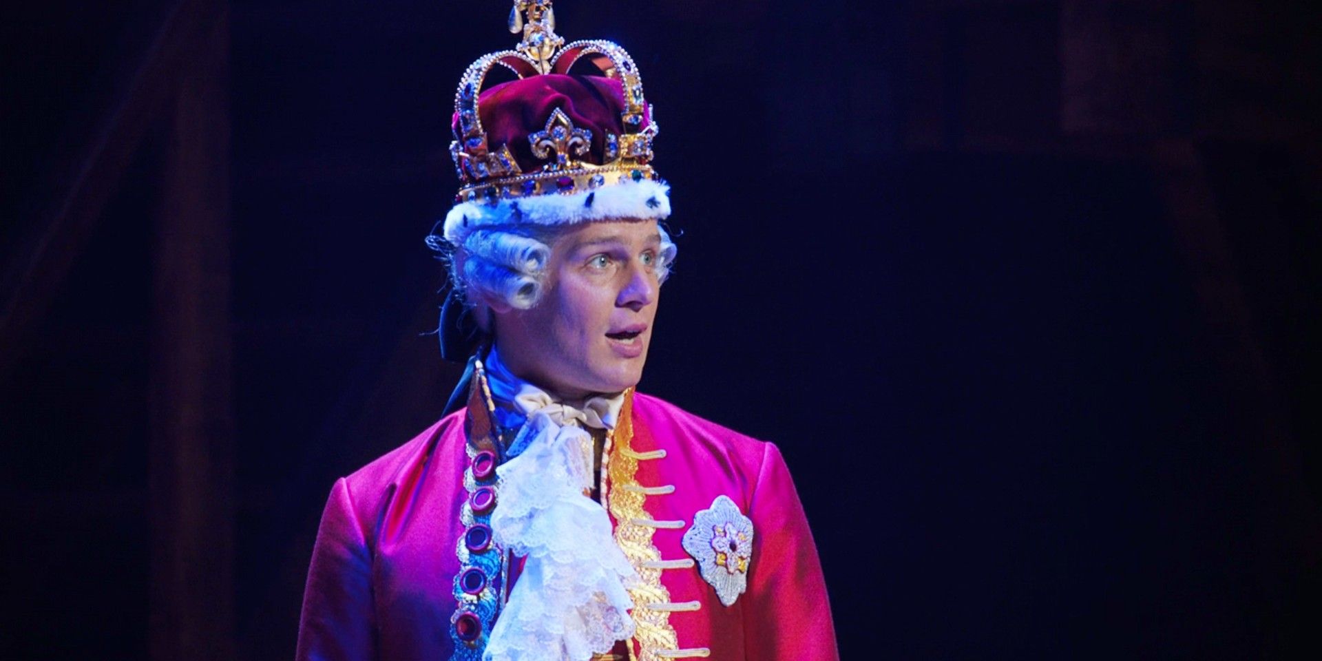 Jonathan Groff as King George III in Hamilton