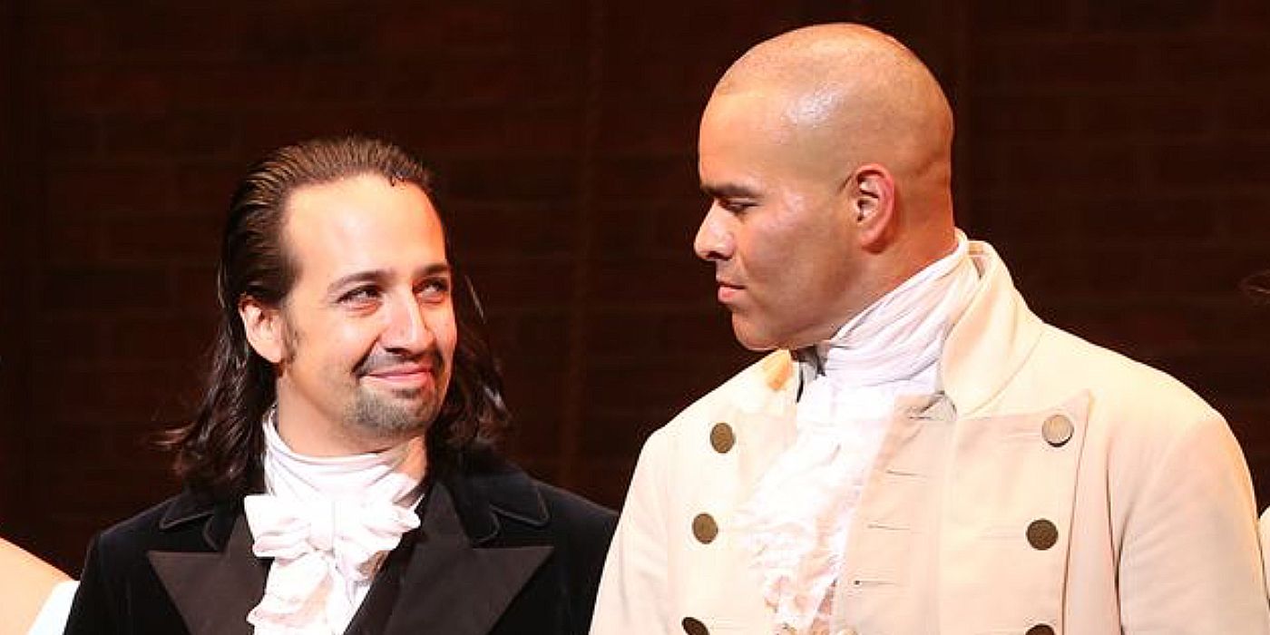 George Washington and Alexander Hamilton in Hamilton.