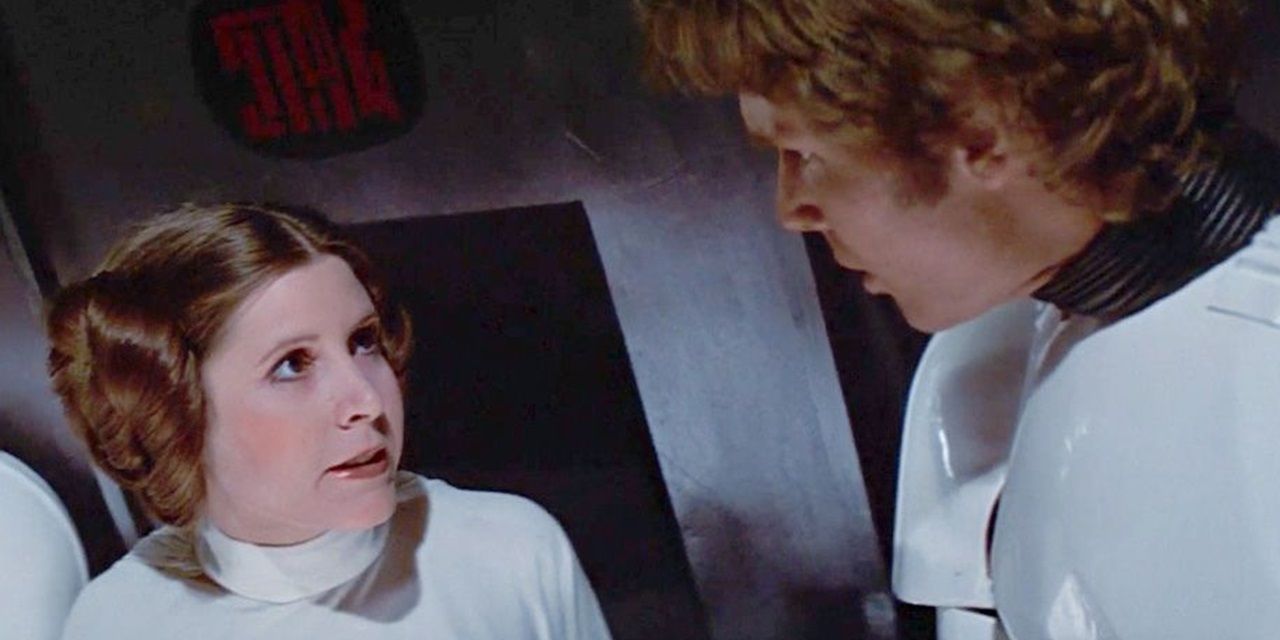 Han and Leia on the Death Star