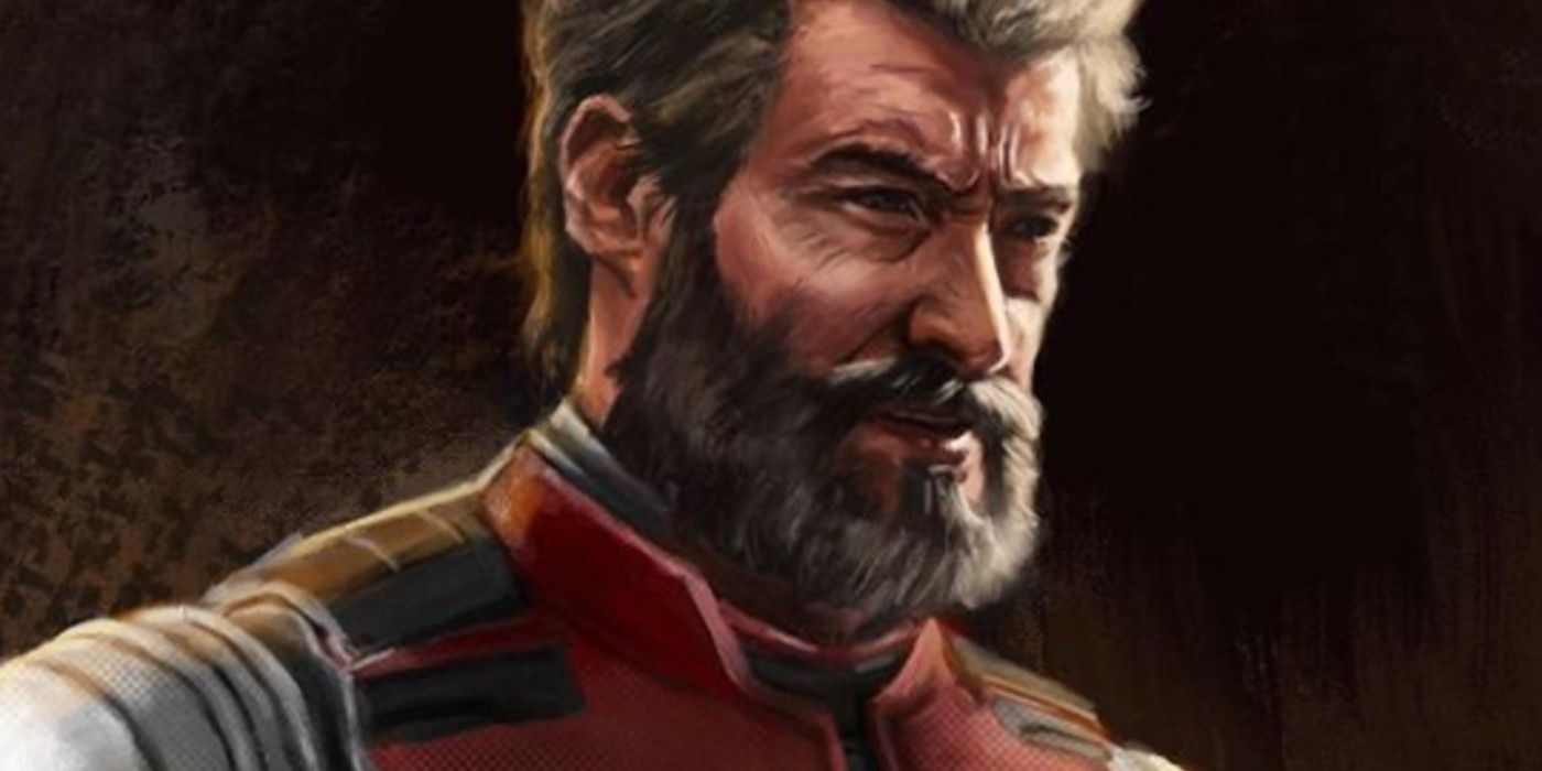 Hugh Jackman's Wolverine in Endgame time travel suit fan art