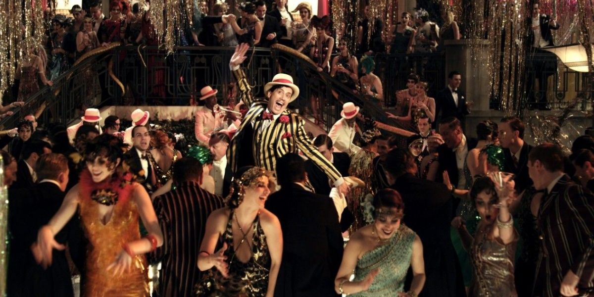 The big party at Jay Gatsby's in The Great Gatsby