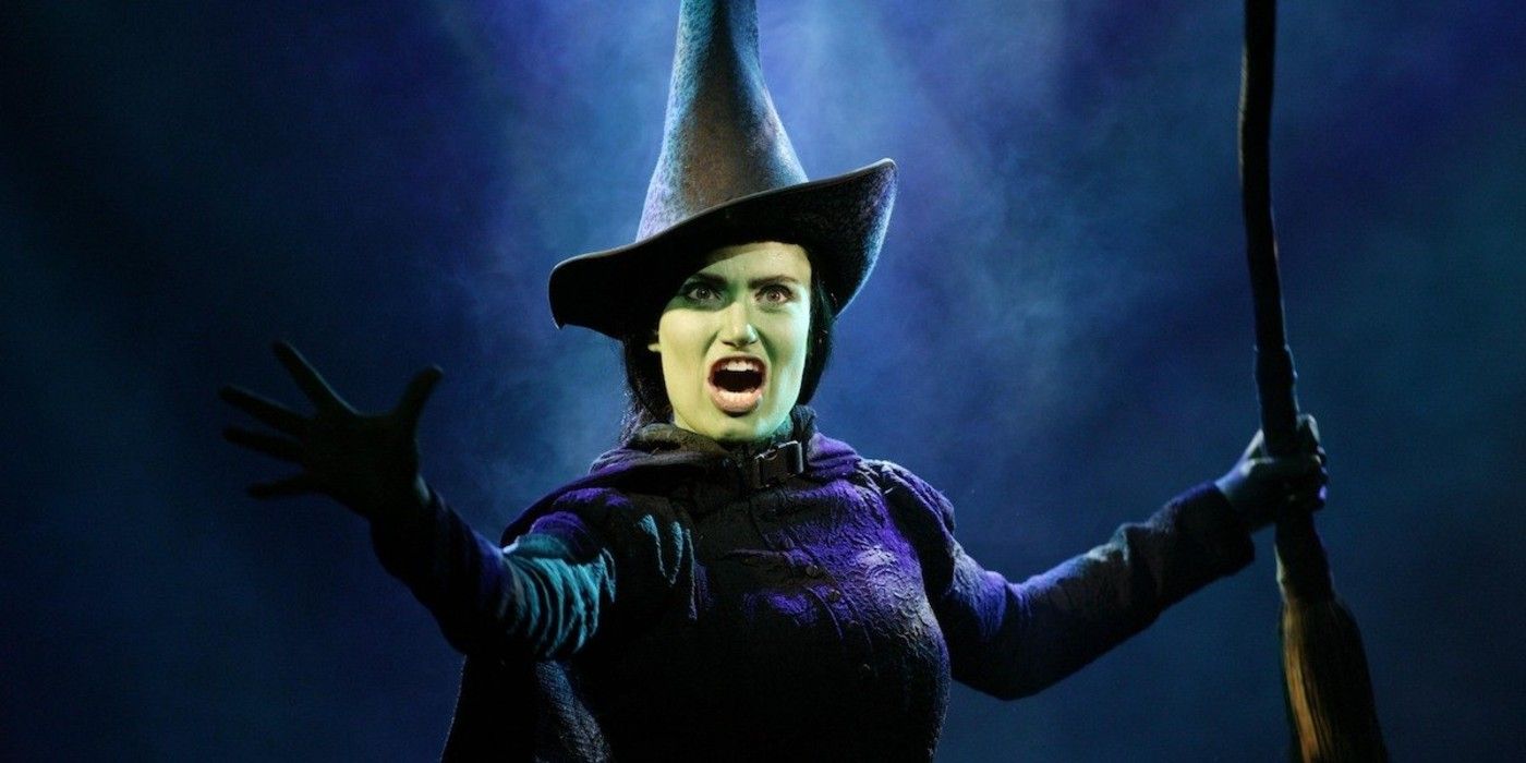 Indina Menzel on stage in Wicked