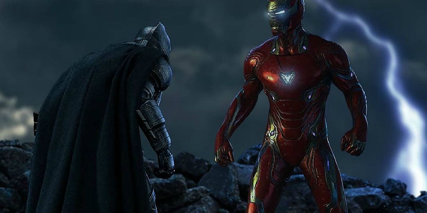 Iron Man vs Batman Fan Art