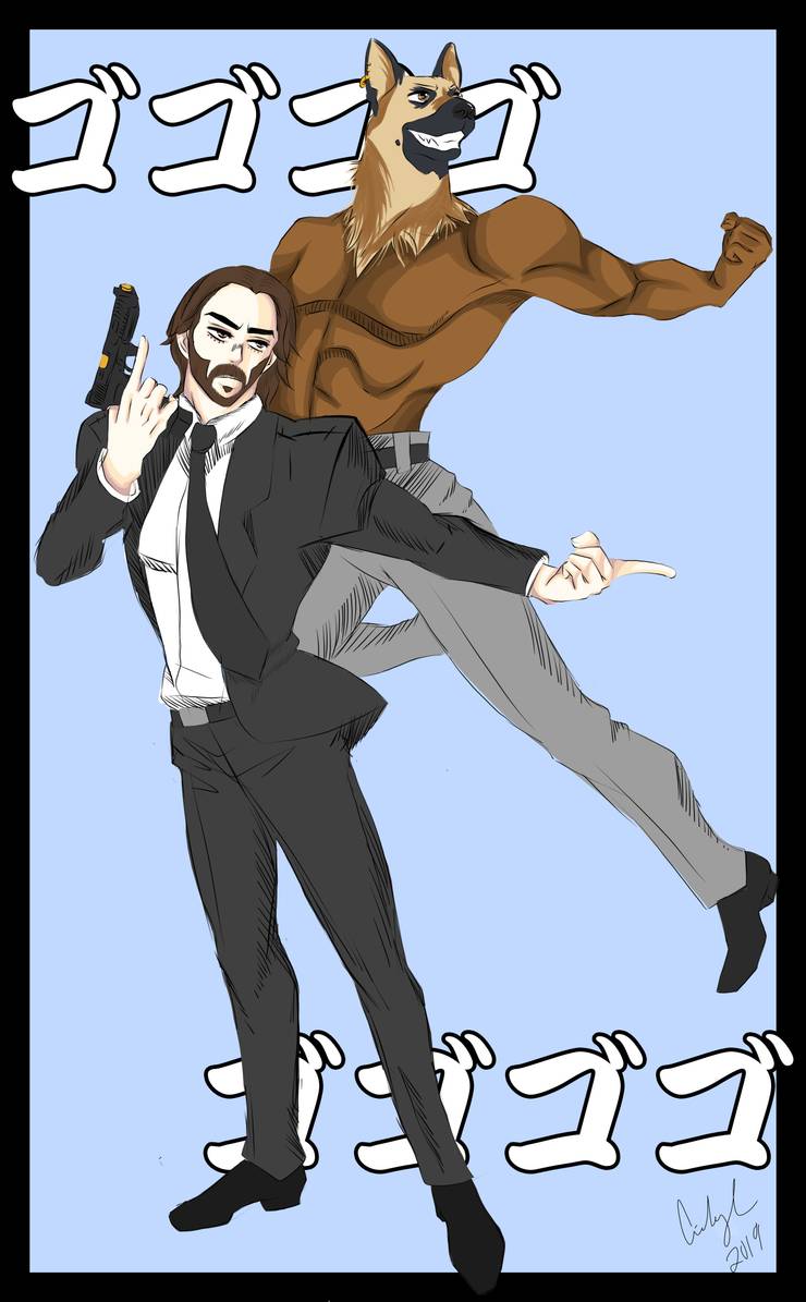 10 Fan Art Photos Of John Wick Reimagined As A Jojo S Bizarre Adventure Anime Character