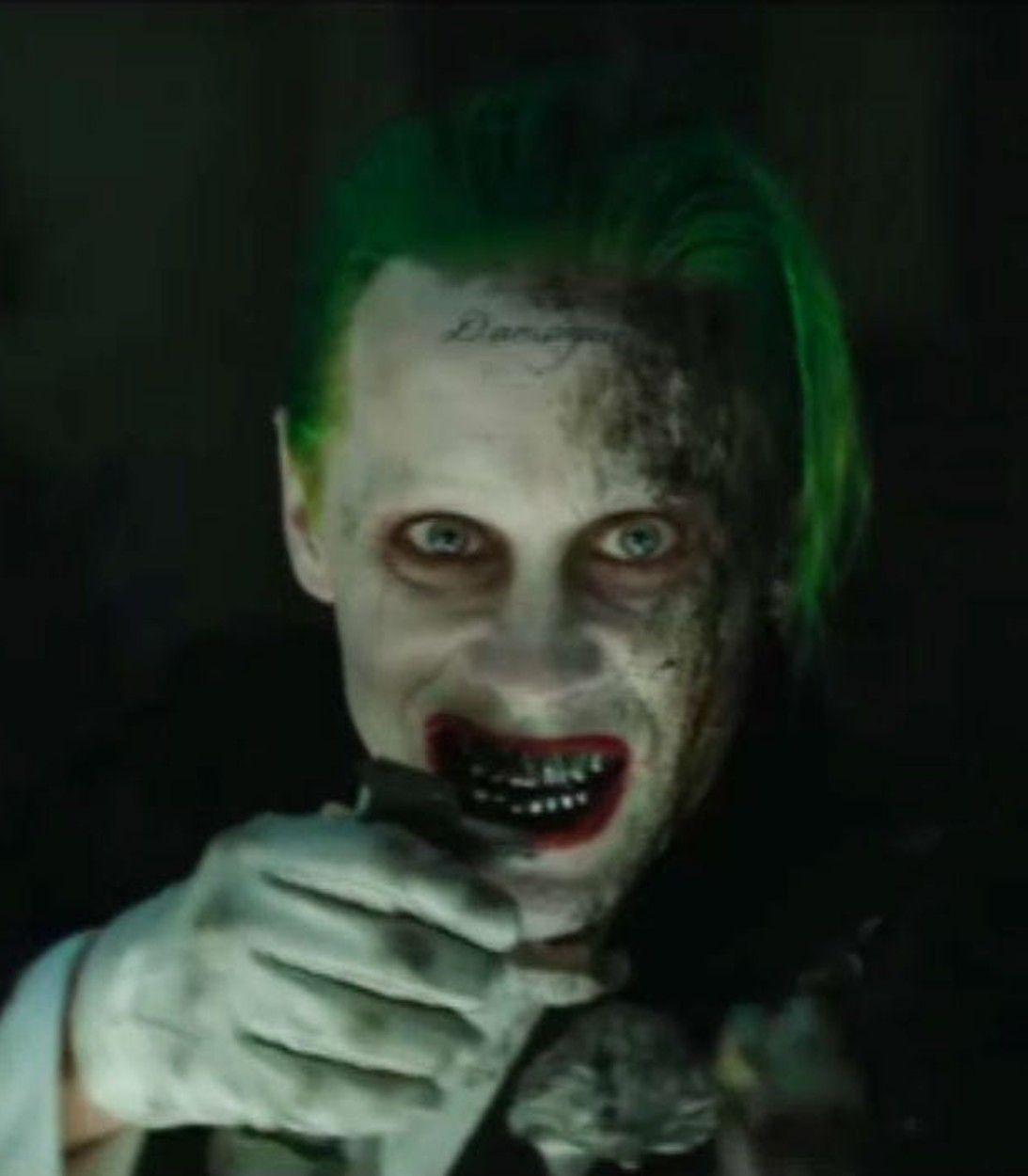 Jared Leto as The Joker cut scene in Suicide Squad pic vertical