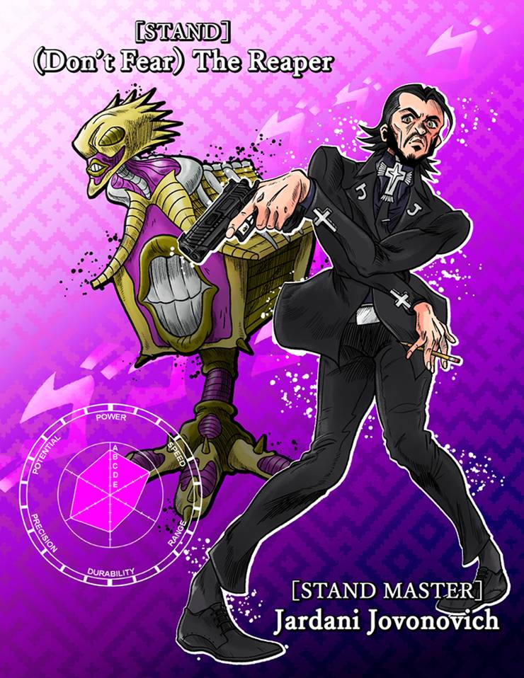 10 Fan Art Photos Of John Wick Reimagined As A Jojo S Bizarre Adventure Anime Character