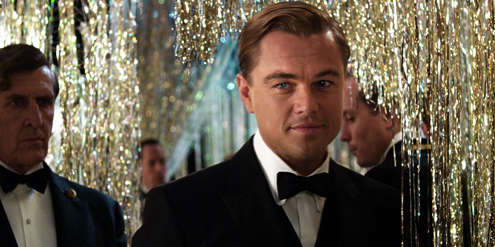 Jay Gatsby at a party in The Great Gatsby movie.