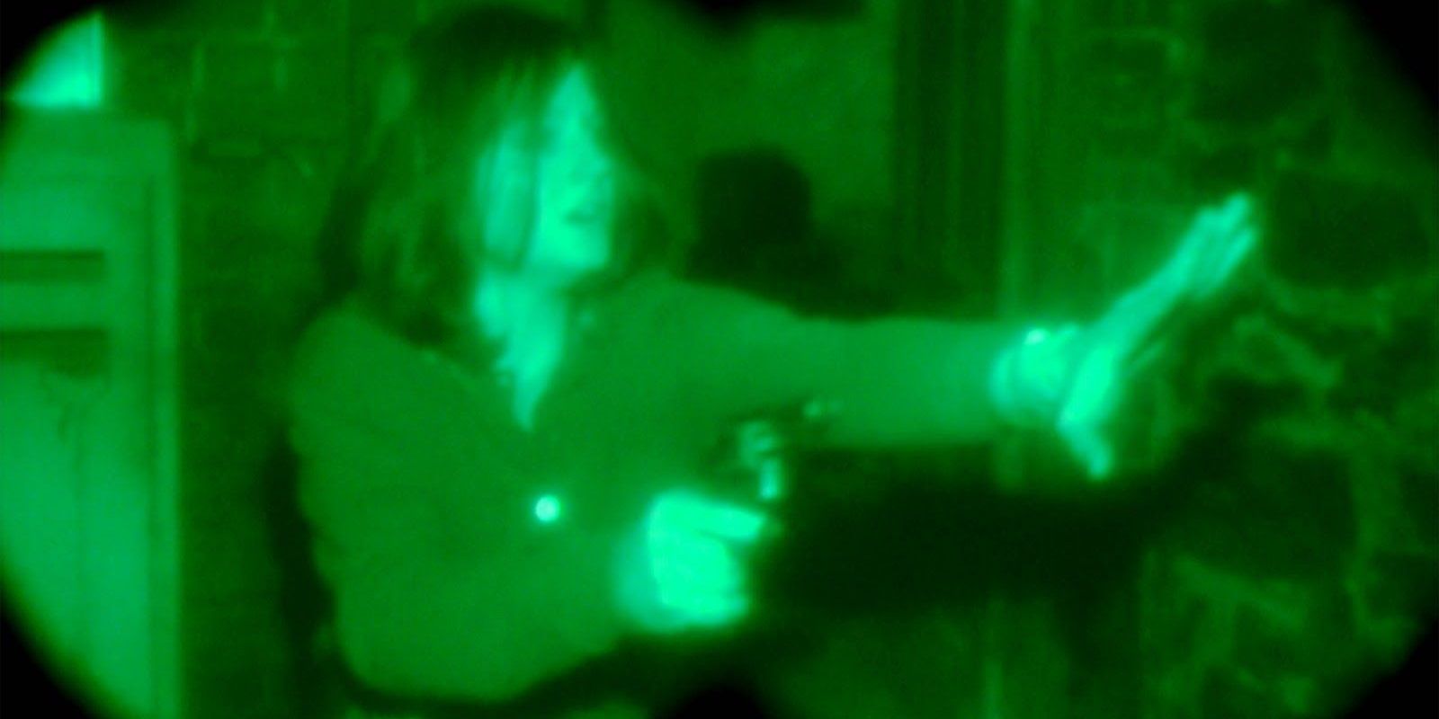 Jodie Foster in the night vision finale of The Silence of the Lambs