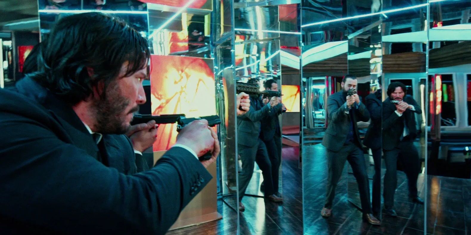 John Wick enters a hall of mirrors