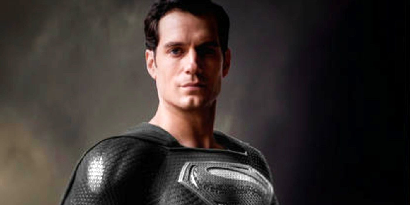 Justice League Henry Cavill Superman Black Suit