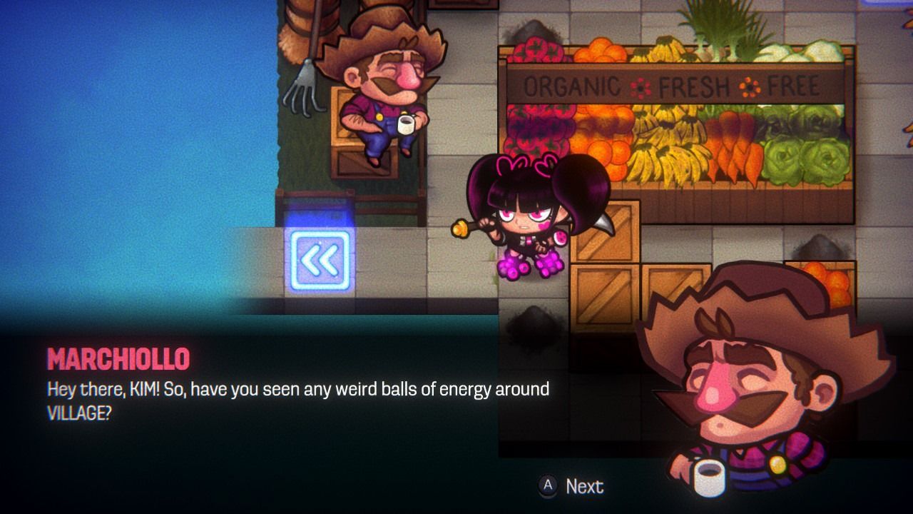 Marchiollo asks Kim about Energy Balls in Keen - One Girl Army