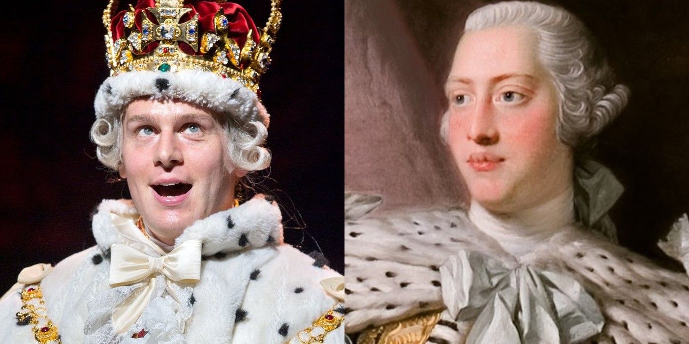 King George III Hamilton Real Life Comparison