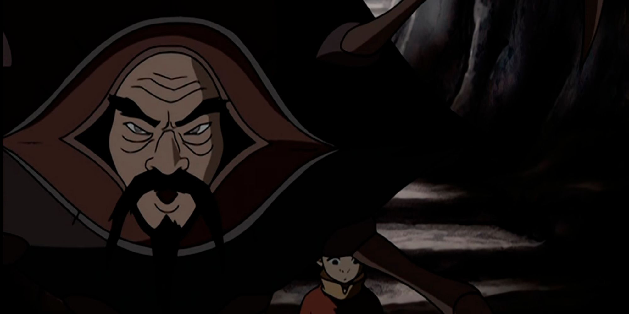 Koh Bearded Man Face in Avatar The Last Airbender