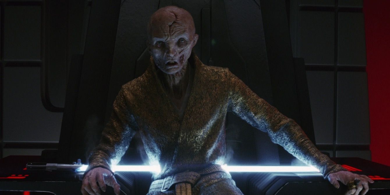 The death of Snoke in Star Wars: The Last Jedi.