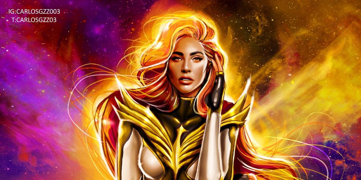 Lady Gaga as the White Phoenix in X-Men featured