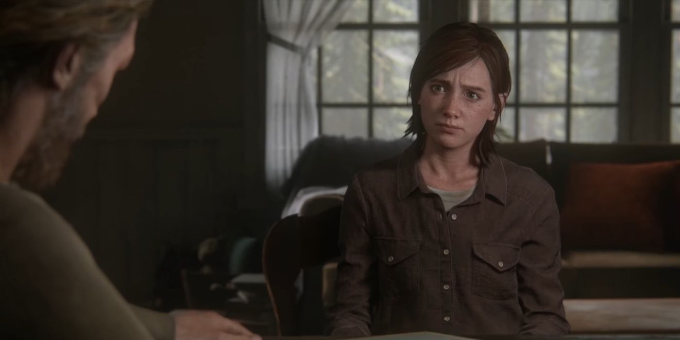 Last Of Us 2 Ellie Staring At Tommy Violent Revenge