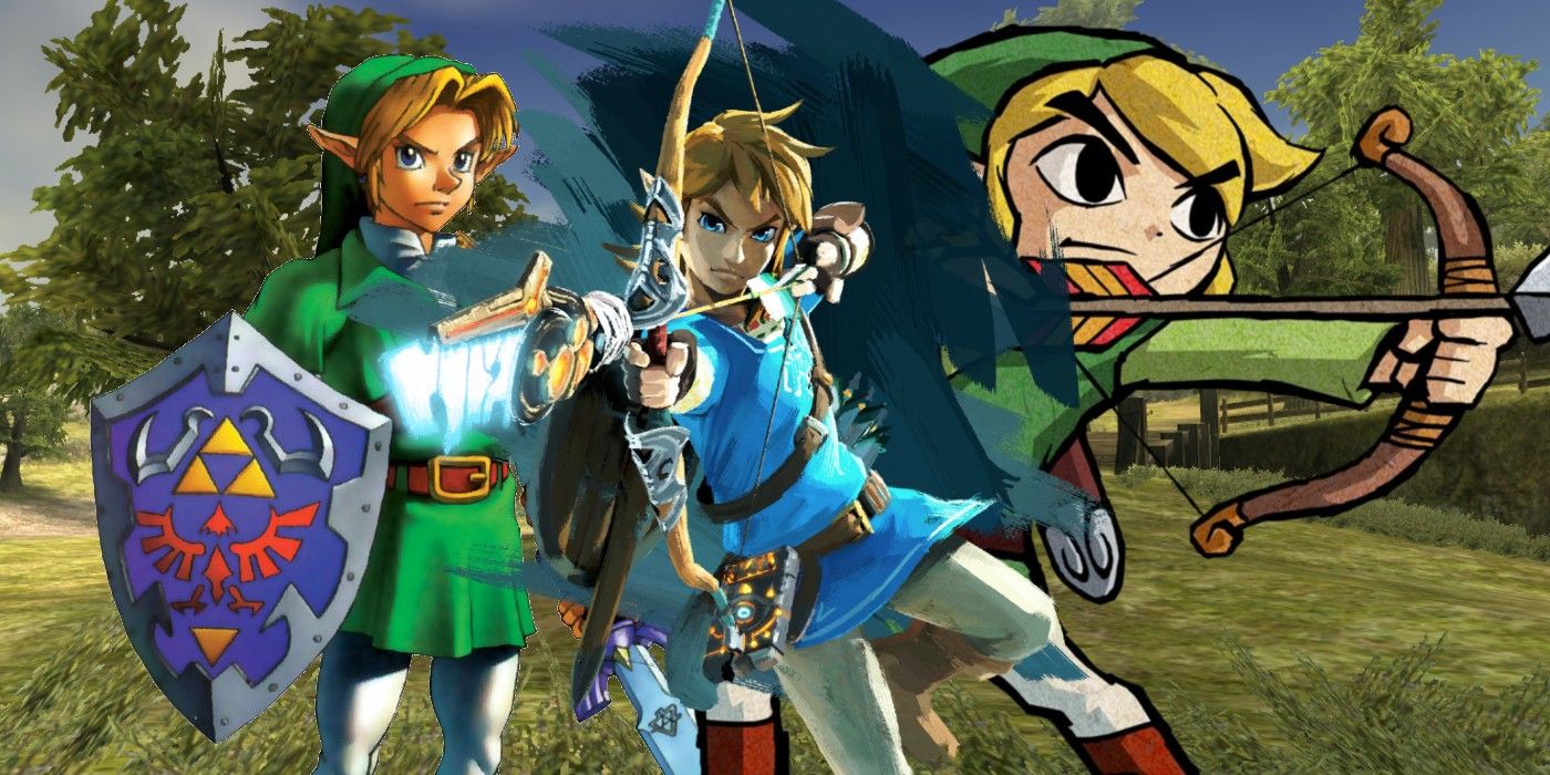 Legend Zelda Link Timeline Combined