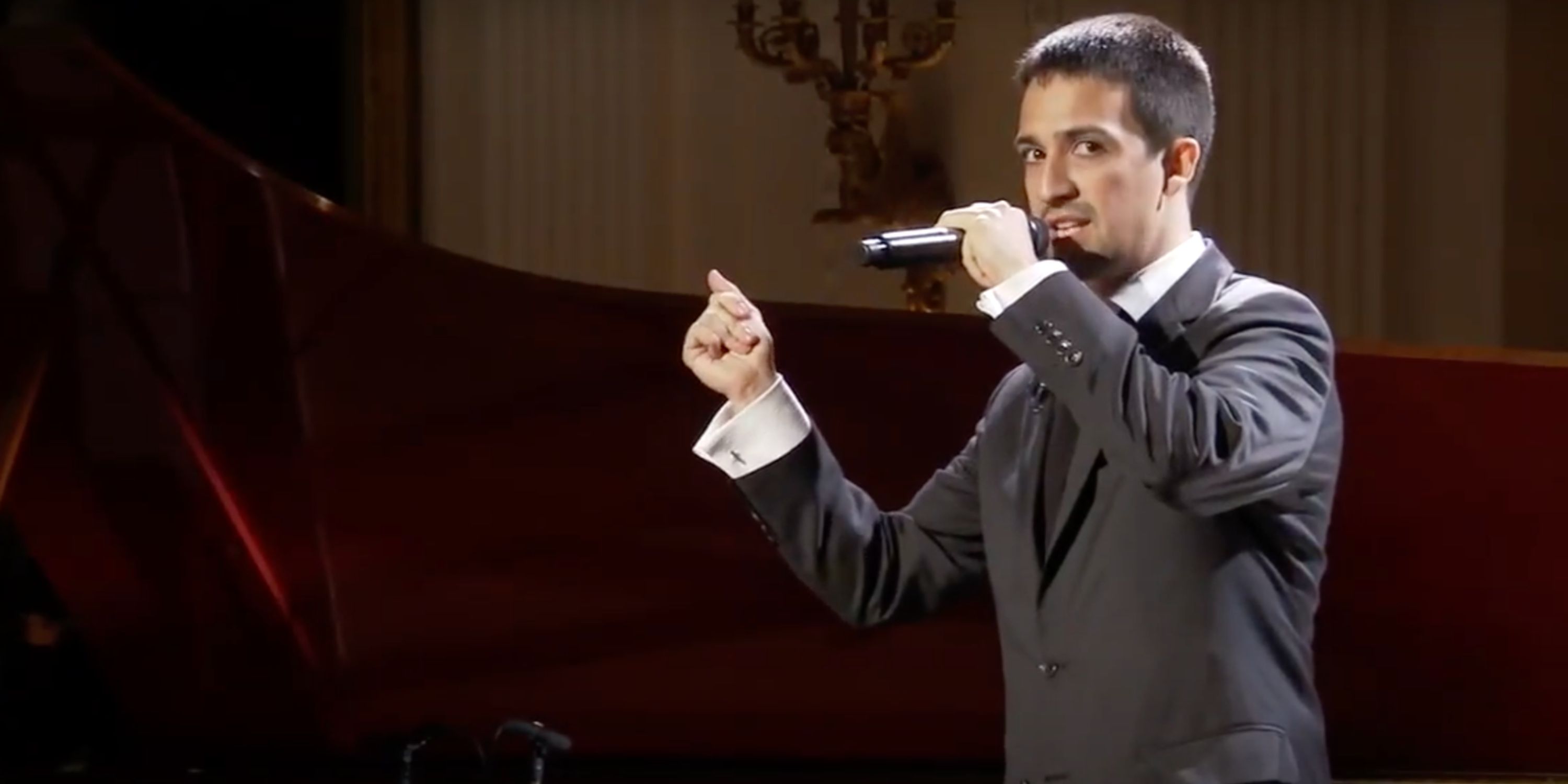 Lin-Manuel Miranda at White House Poetry Jam