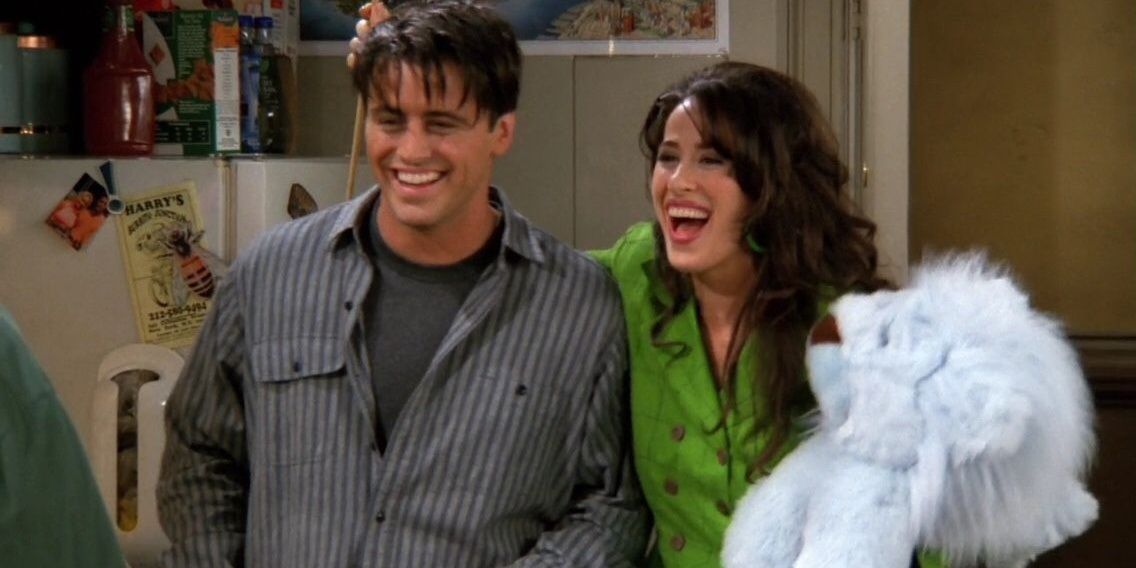 Joey and Janice with the teddy bear