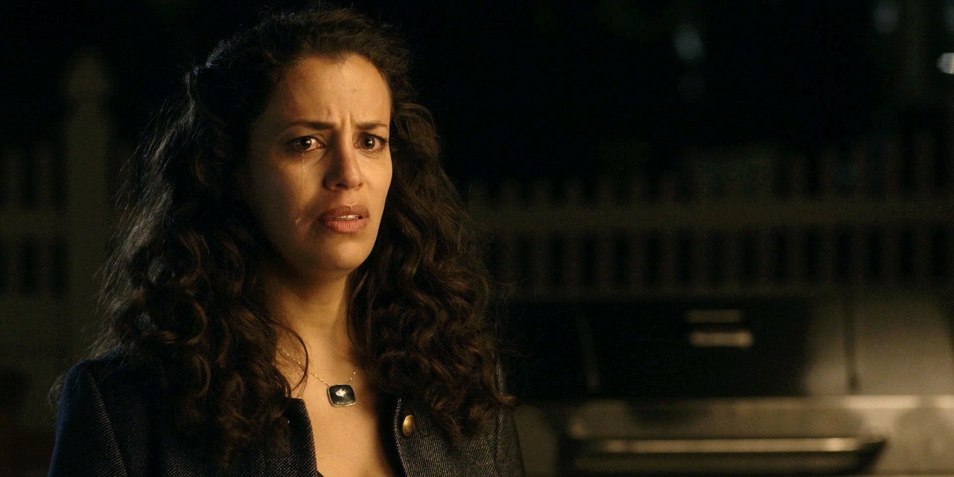 Grace crying and looking upset in Manifest.