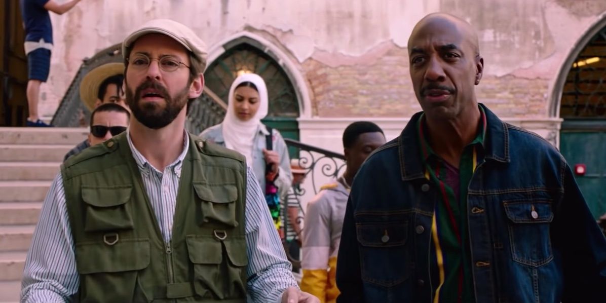 Roger and Julius land in Venice in Spider-Man: Far From Home