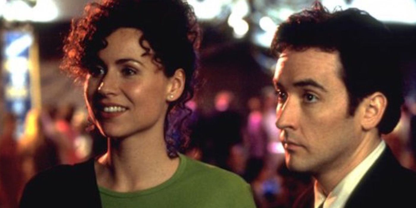 Martin and Debi at the school reunion in Grosse Point Blank.