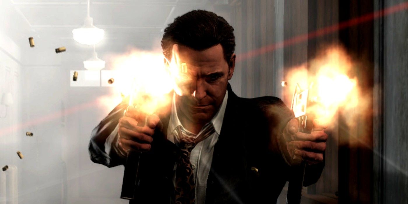Max Payne 3 Max shoots toward the screen
