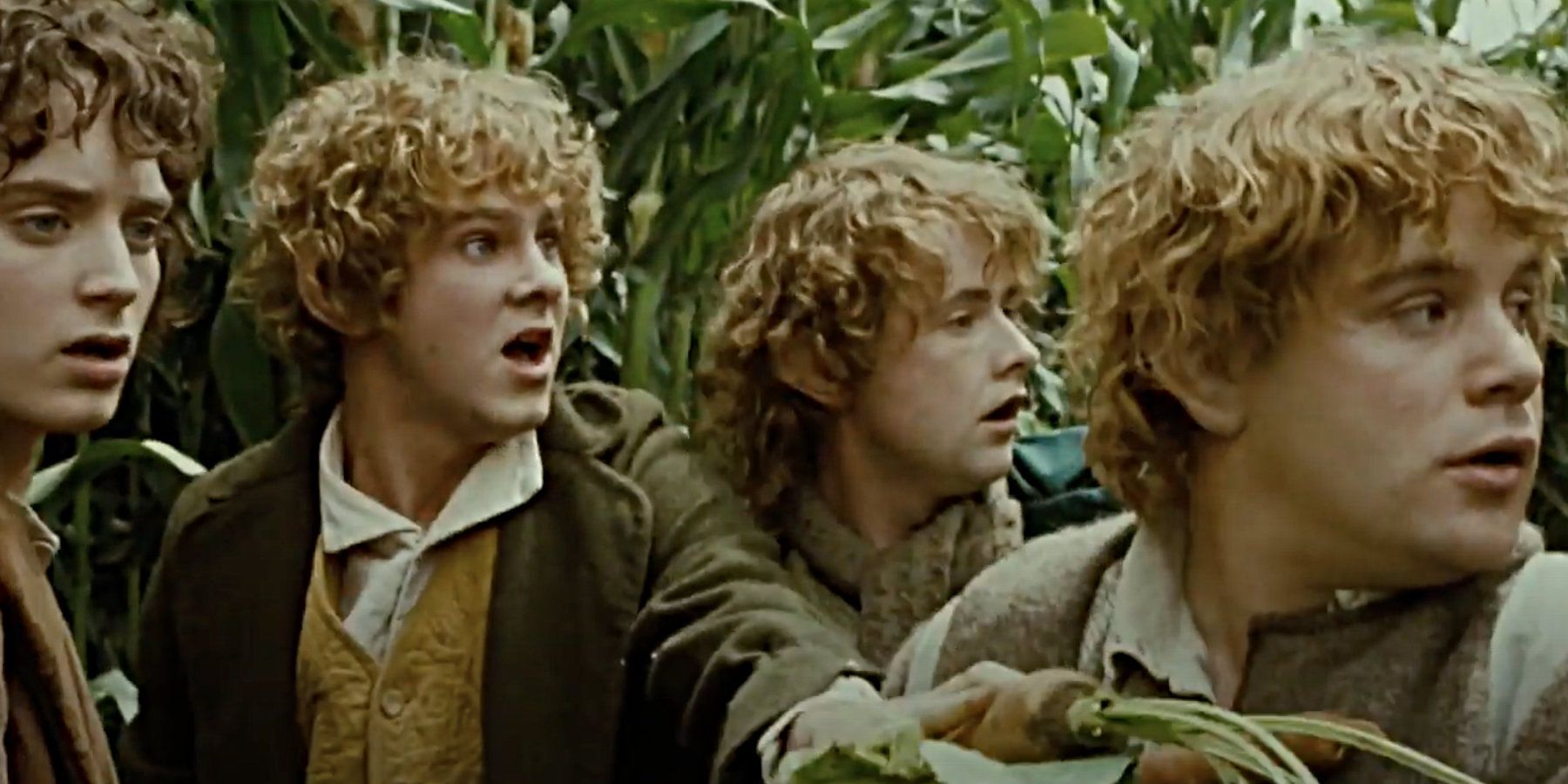 Merry and Pippin Stealing Crops