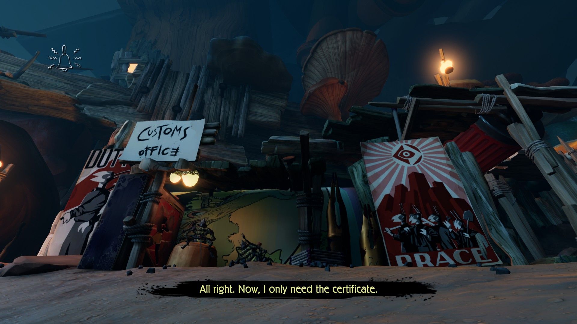 In Metamorphosis, even the bugs have bureaucratic buildings like a Customs Office