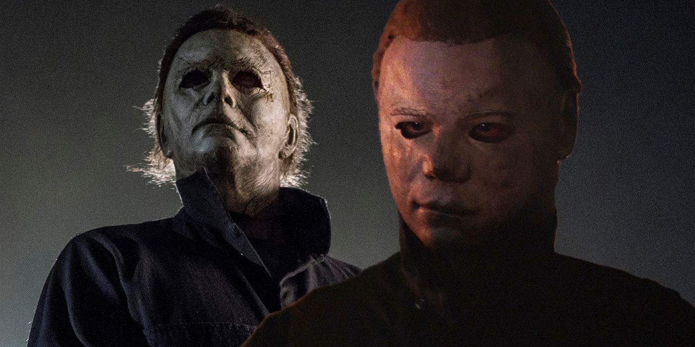 Michael Myers in Halloween 2018 and Halloween 2 1981