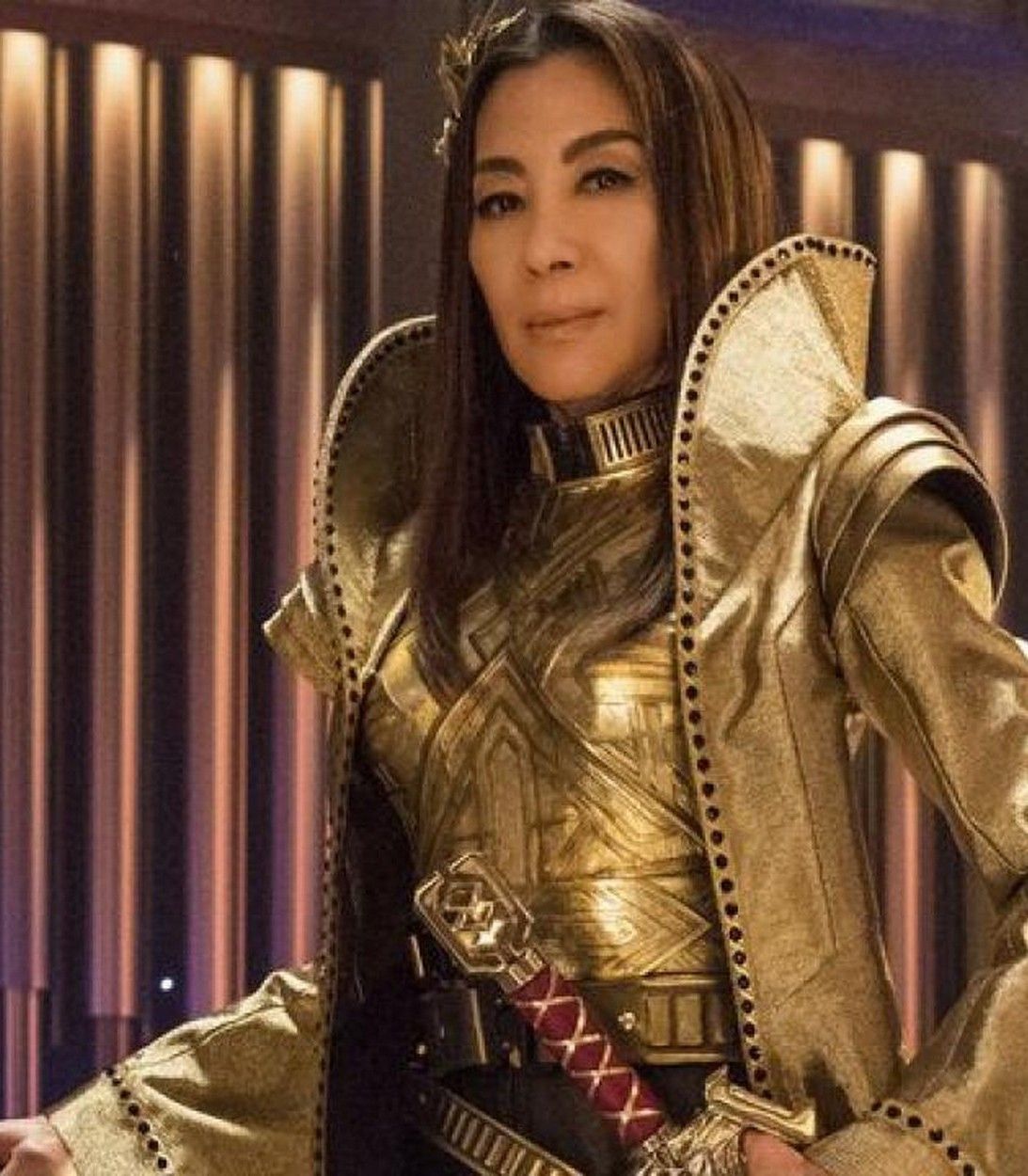 Michelle Yeoh as Georgiou in Star Trek Discovery vertical