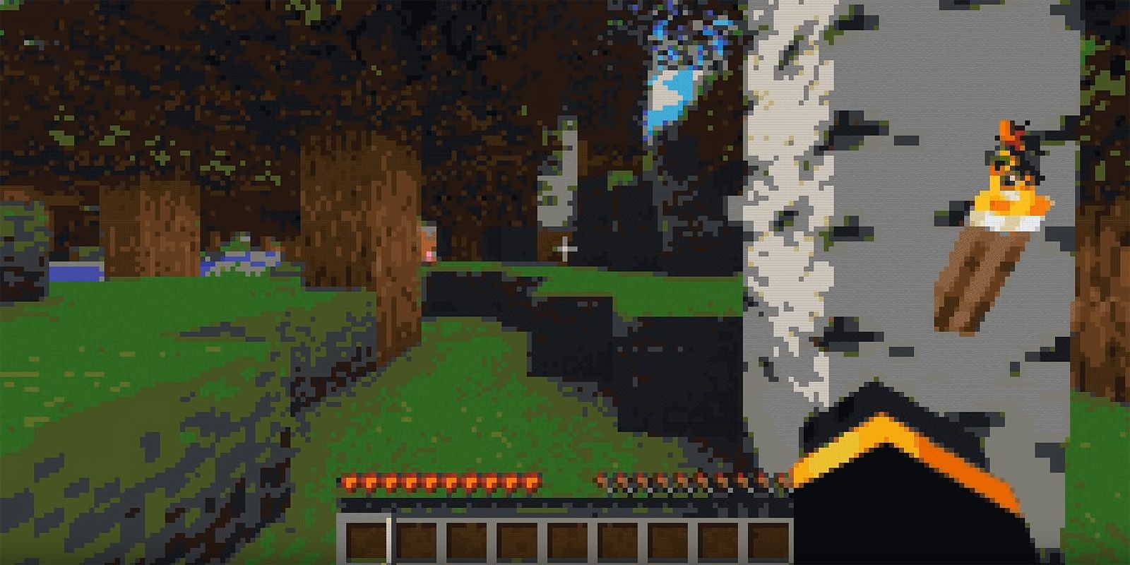 Minecraft Now Playable In Minecraft, Using Blocks As Individual Pixels