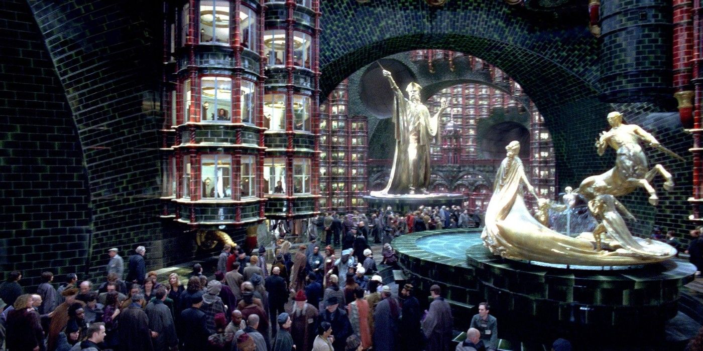 The Ministry of Magic as seen in the Harry Potter movies
