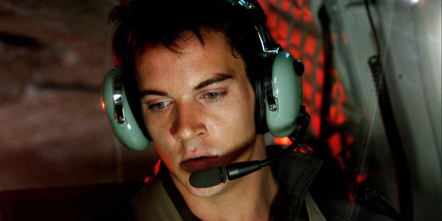 Declan wearing a headset in Mission Impossible III