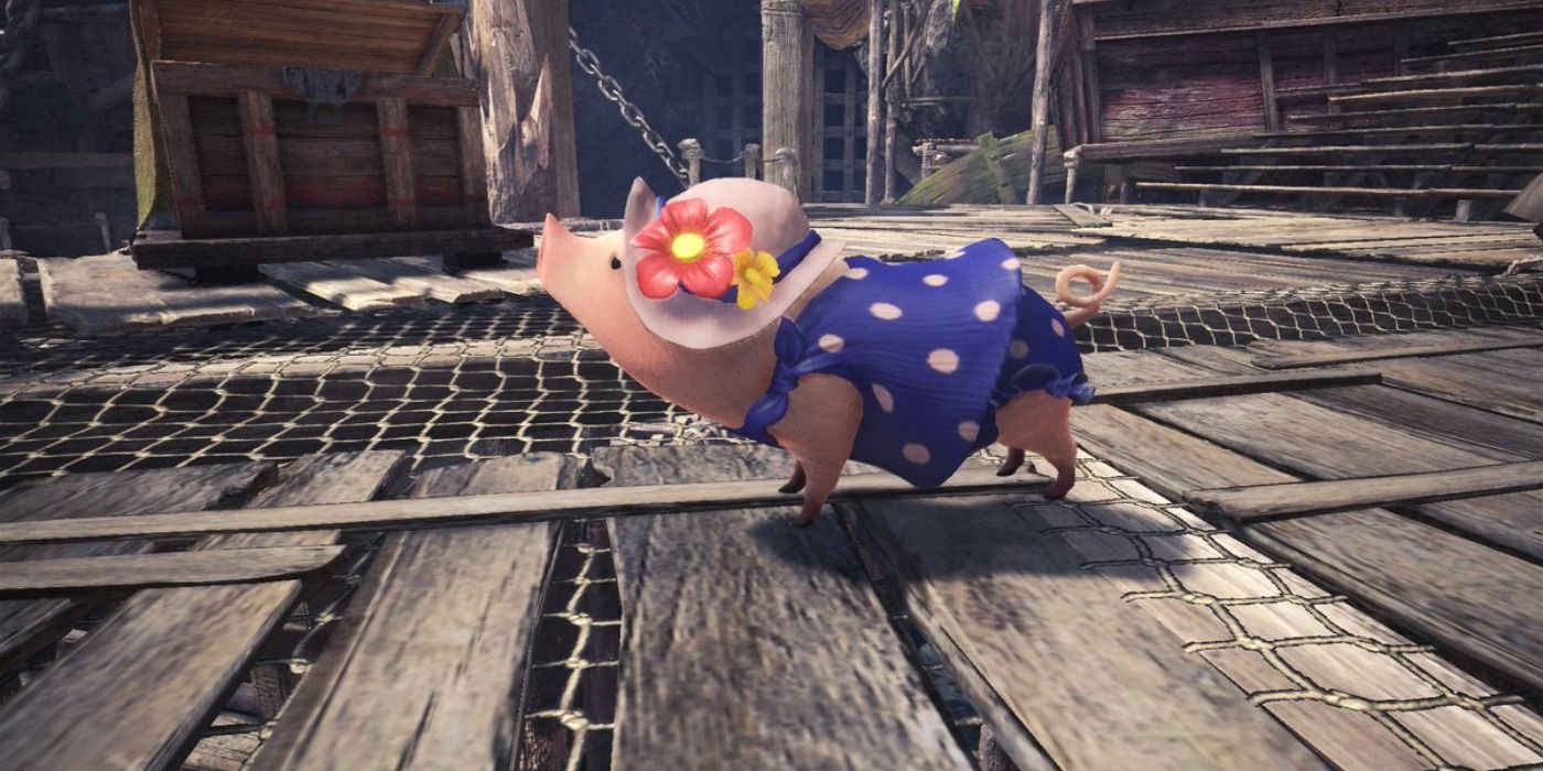 Monster Hunter World Poogie Outfit Cute