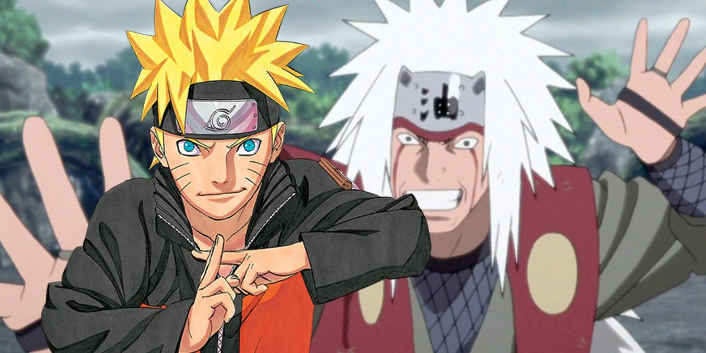 Naruto and Jiraiya