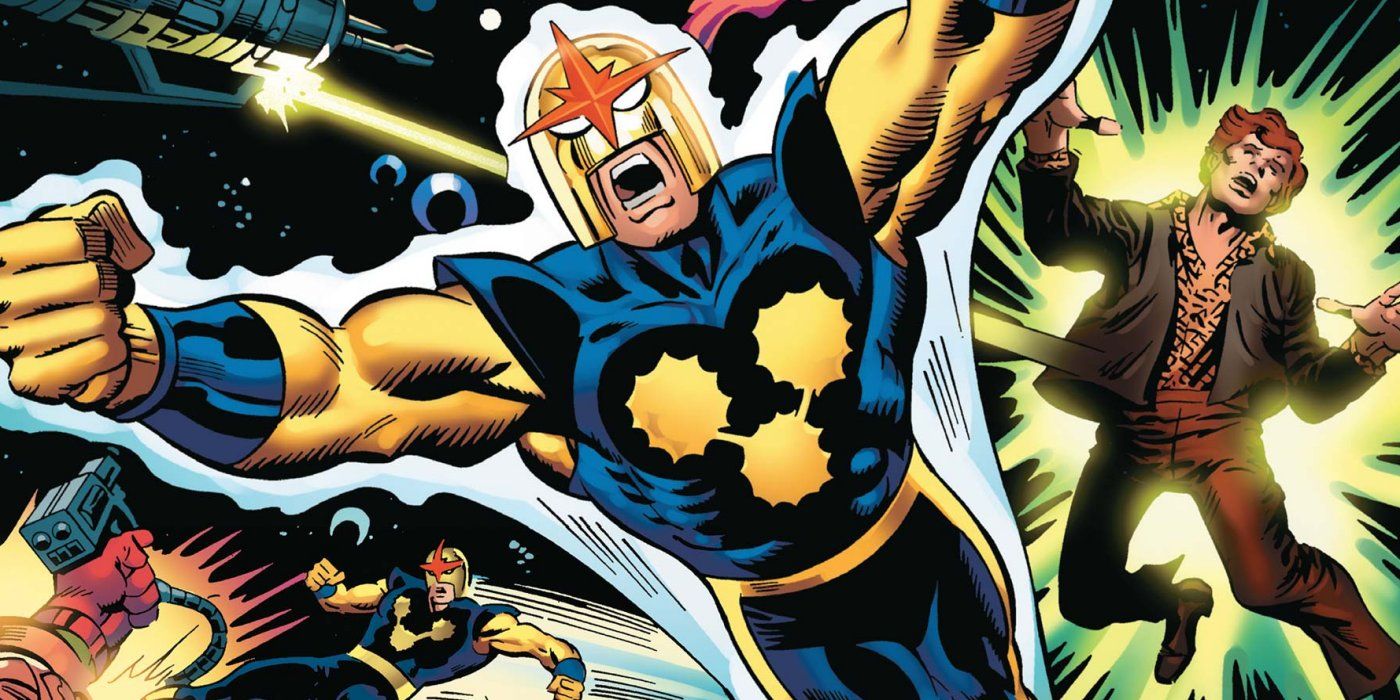 Richard Rider becomes Nova in Marvel Comics.