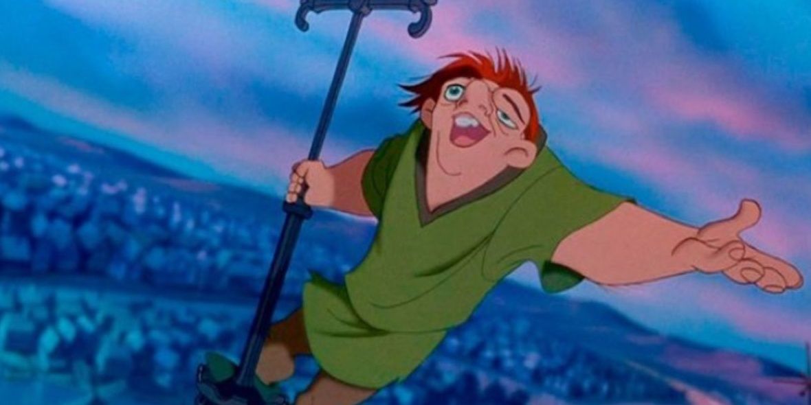 Quasimodo sings Out There in Hunchback of Notre Dame