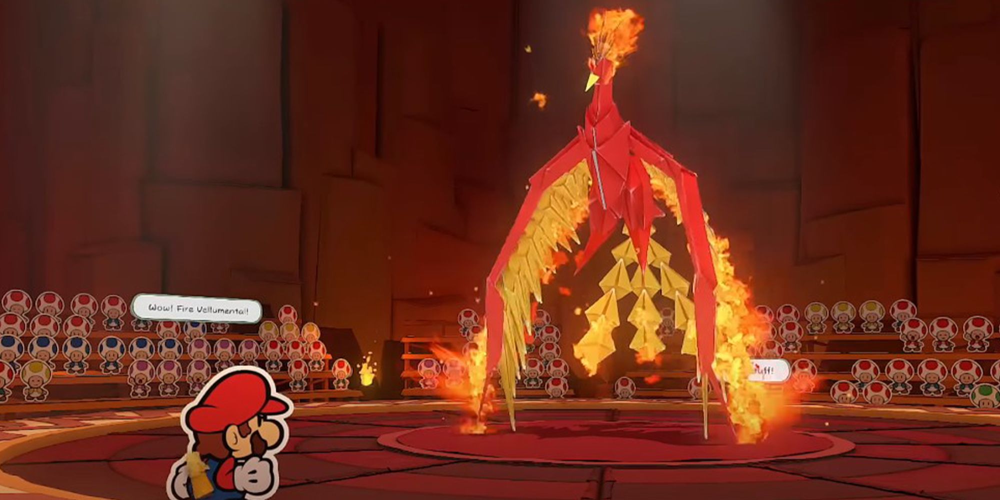 Fire Vellumental boss fight guide – Paper Mario: The Origami King - Polygon