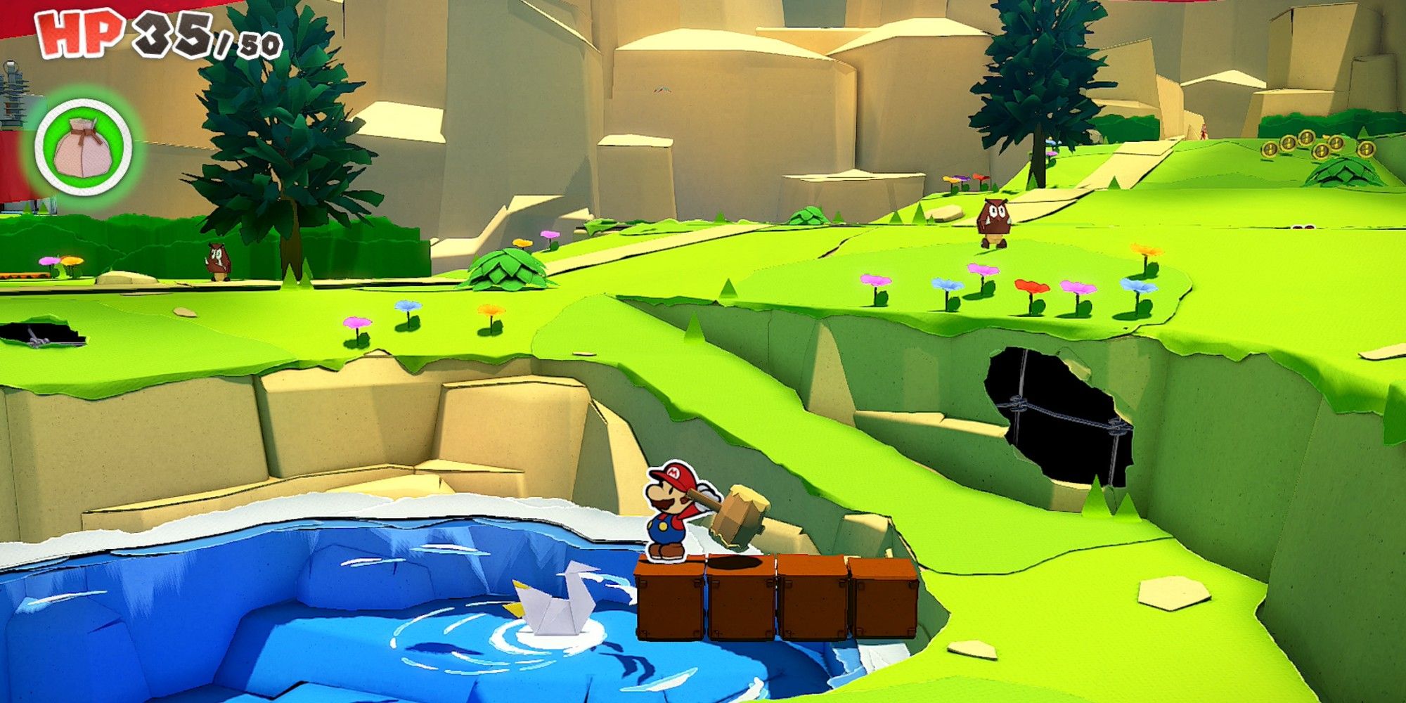 All Picnic Road Collectible Locations in Paper Mario