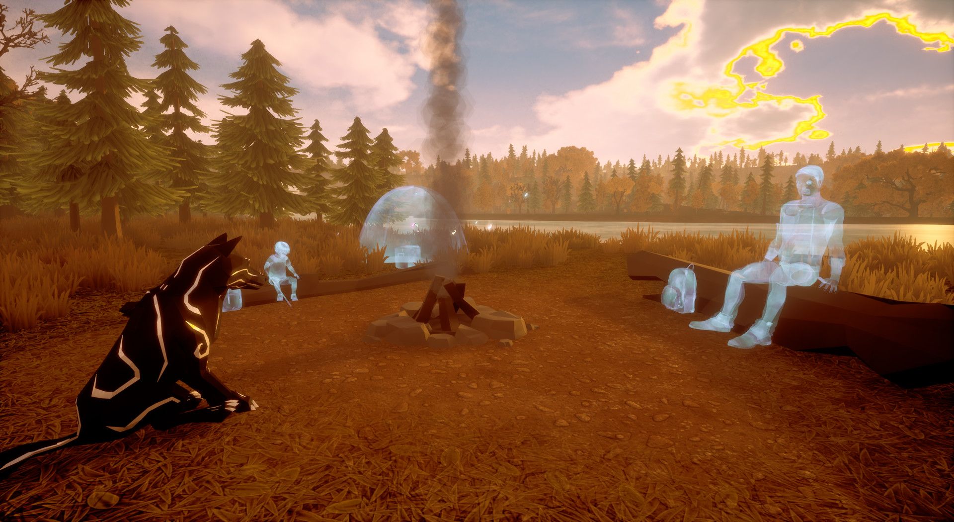Paws and Soul campfire
