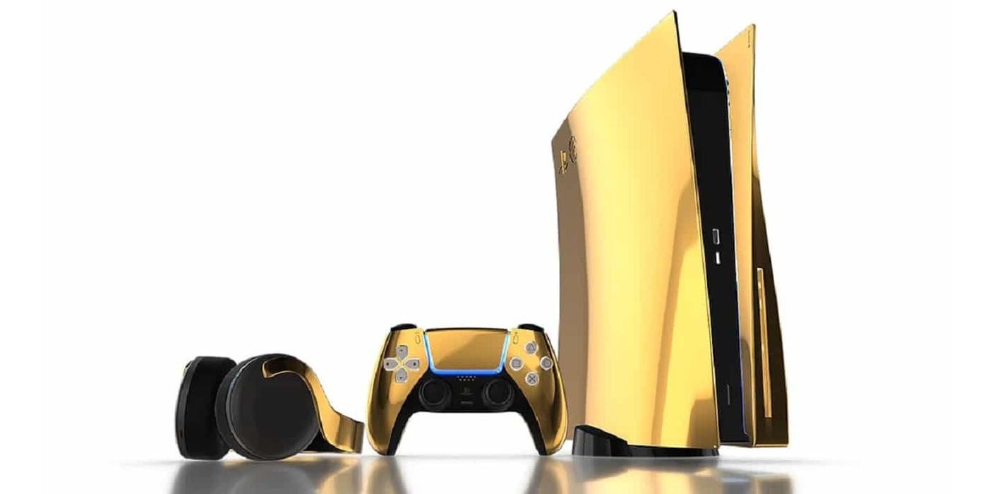 Luxurious Sony PlayStation 5 Gold Edition With Add-ons Coming