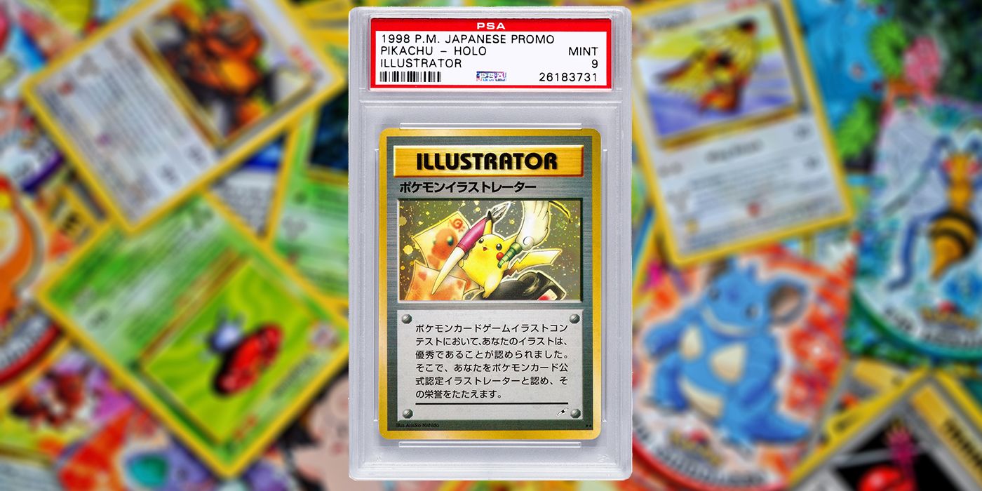 Pikachu Illustrator Pokemon Japanese Pocket Monsters Gold Metal Card