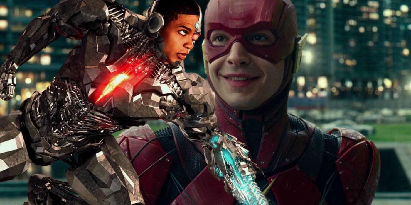Ray Fisher as Victor Stone Cyborg Ezra Miller as Barry Allen The Flash DCEU Flash Movie