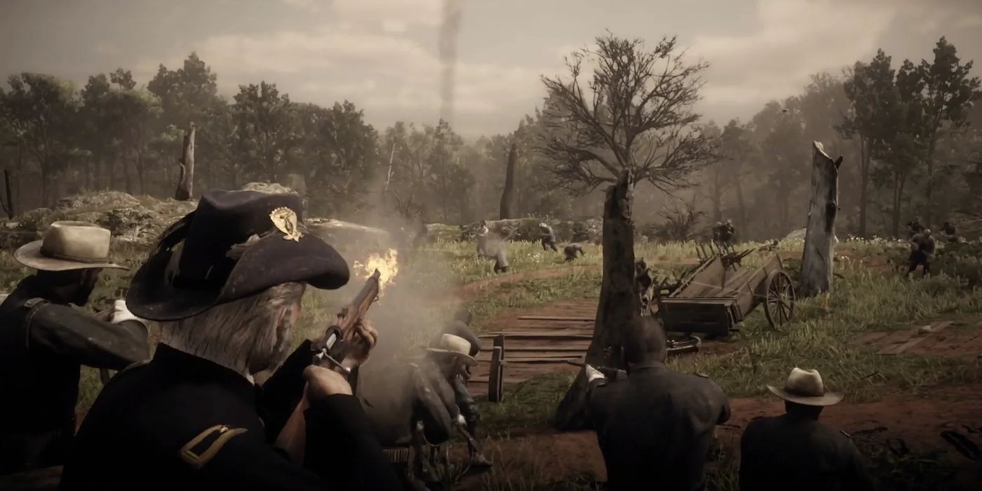 Red Dead Redemption 2 Battle of Bolger Glade Civil War
